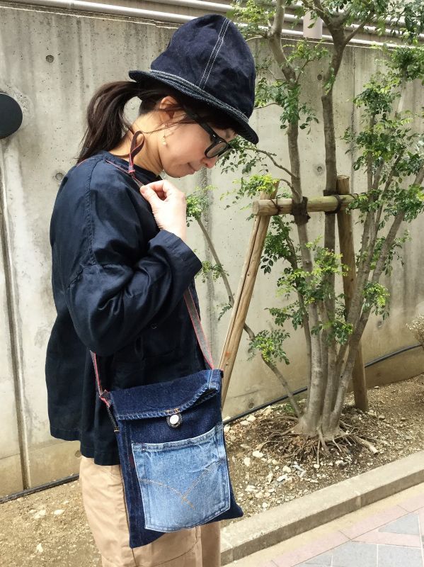 HR REMAKE」人気のパッチワーク JEANS SHOULDER BAGが入荷いたしました